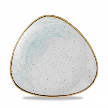 Churchill STONECAST Triangle  Plate Nutmeg Cream Platte Teller Porzellan 19,2 cm 
