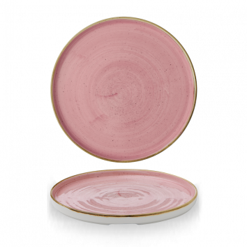 Stonecast Petal Pink Walled Plate