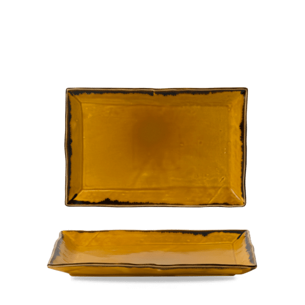 LÄNGLICHE SERVIERPLATTE 28.5 X 19CM