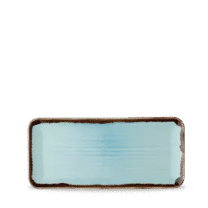 ORGANISCHE LÄNGLICHE SERVIERPLATTE 34.6 X 15.6CM