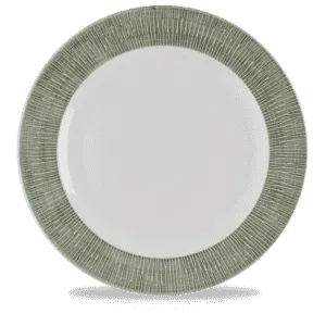 TELLER MIT STANDFÜßEN UND ERHÖHTEM RAND 30.5CM