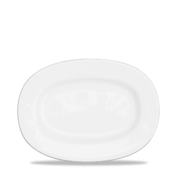 OVALE TELLER MIT RAND 20.3CM