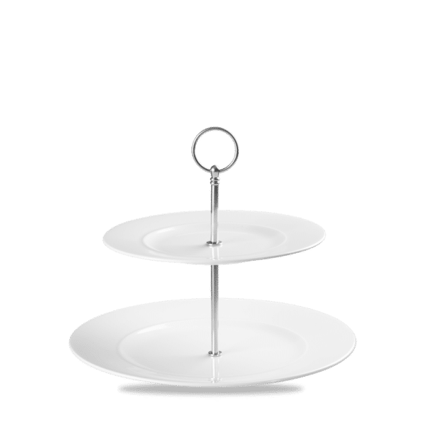 TWO TIER PLATE TOWER 28CM
