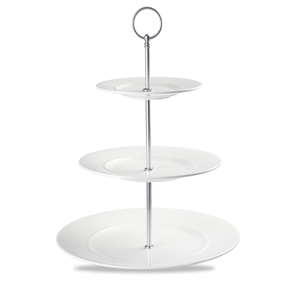 THREE TIER PLATE TOWER 28CM