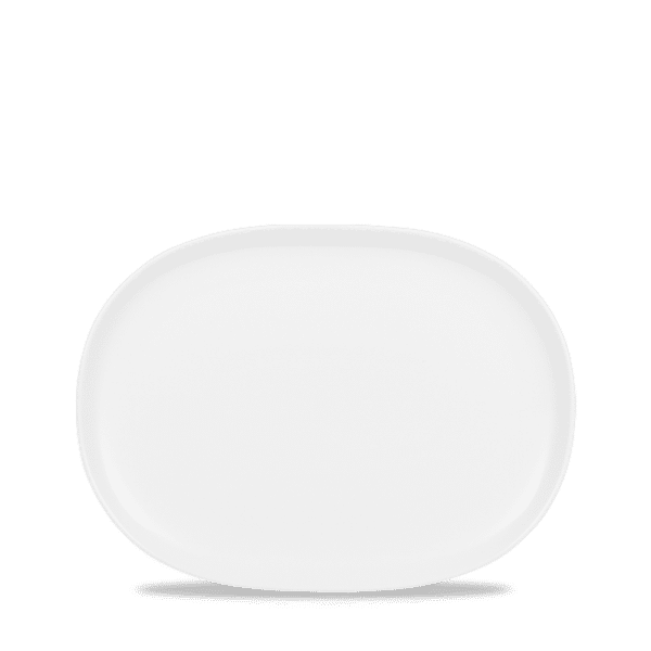 OVAL PLATE 14.5 X 19CM