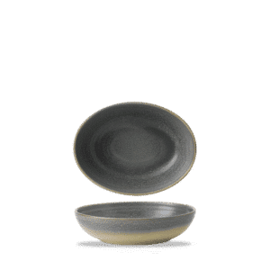 TIEFE OVALE SCHALE 21.6 X 16.4CM