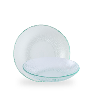 ORGANISCHER GLASSCHALE  24.5CM