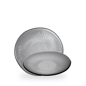 ORGANSICHER GLASTELLER 22.5CM