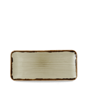 ORGANISCHE LÄNGLICHE SERVIERPLATTE 34.6 X 15.6CM