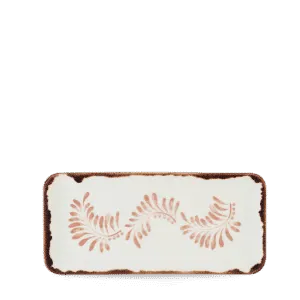 ORGANISCHE LÄNGLICHE SERVIERPLATTE 34.6 X 15.6CM