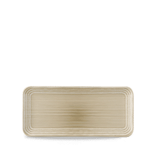ORGANISCHE LÄNGLICHE SERVIERPLATTE 34.6 X 15.6CM