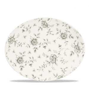 OVALE COUPE TELLER 31.7 X 25.5CM