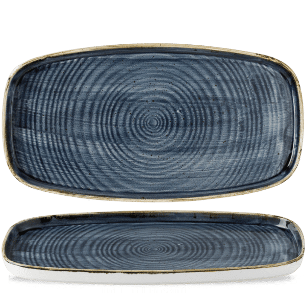 WALLED OBLONG PLATTER 35 X 18.5CM
