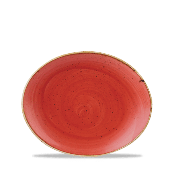 OVAL COUPE PLATE 19.2 X 16CM