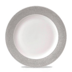 TELLER MIT STANDFÜßEN UND ERHÖHTEM RAND 30.5CM