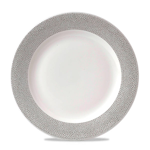 TELLER MIT STANDFÜßEN UND ERHÖHTEM RAND 30.5CM