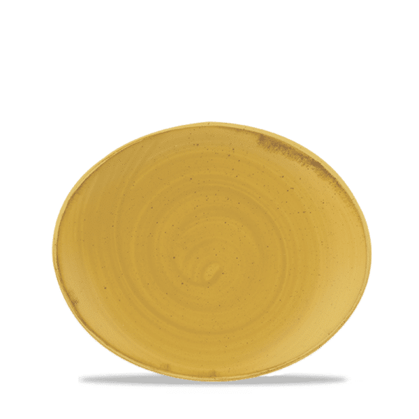 OVAL COUPE PLATE 19.2 X 16CM