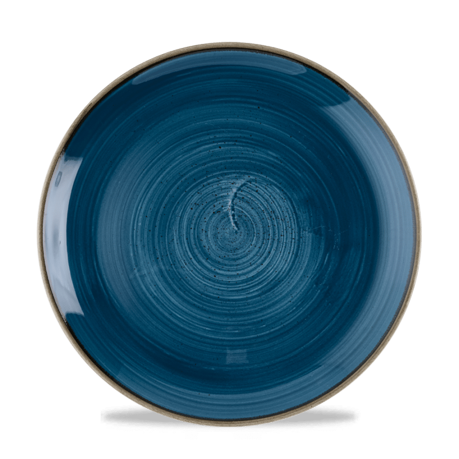 Churchill Stonecast Java Blue Coupe Plate 26cm