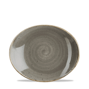 OVALE COUPE TELLER 19.2 X 16CM