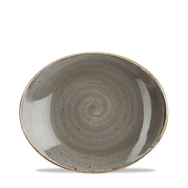 OVAL COUPE PLATE 19.2 X 16CM