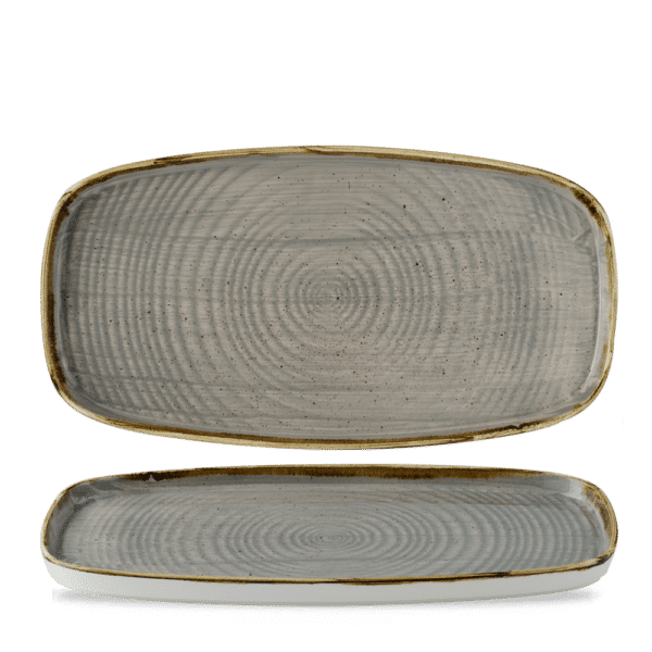 WALLED OBLONG PLATTER 30 X 15.4CM