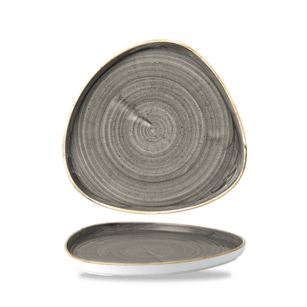 TRIANGLE WALLED PLATE 26CM
