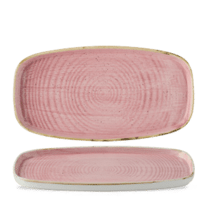 LÄNGLICHE SERVIERPLATTE MIT ERHÖHTEM RAND30 X 15.4CM
