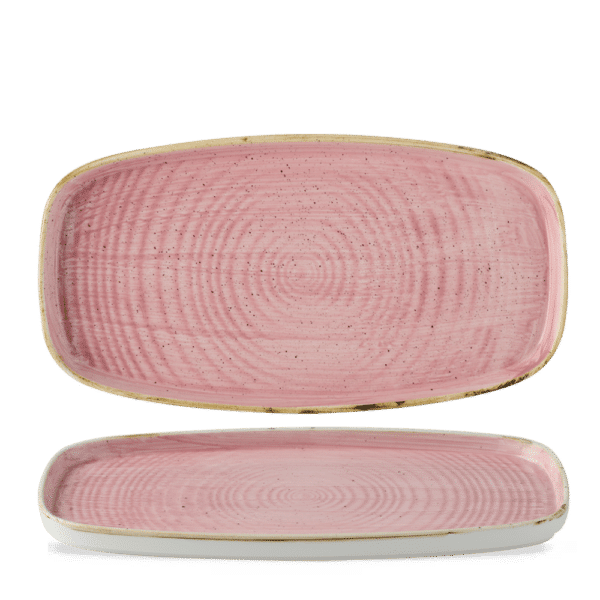 LÄNGLICHE SERVIERPLATTE MIT ERHÖHTEM RAND30 X 15.4CM