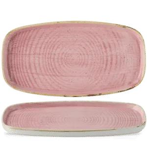 LÄNGLICHE SERVIERPLATTE MIT ERHÖHTEM RAND35 X 18.5CM
