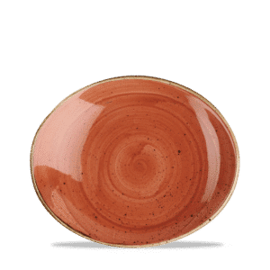 OVALE COUPE TELLER 19.2 X 16CM
