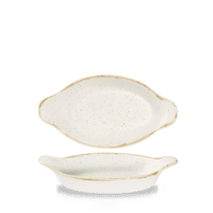 OVALE SCHÜSSEL MIT OHREN 23.2 X 12.5CM