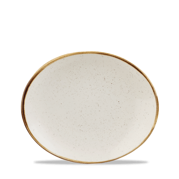 OVAL COUPE PLATE 19.2 X 16CM