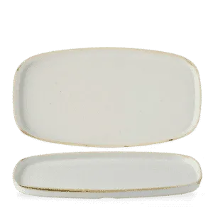LÄNGLICHE SERVIERPLATTE MIT ERHÖHTEM RAND30 X 15.4CM