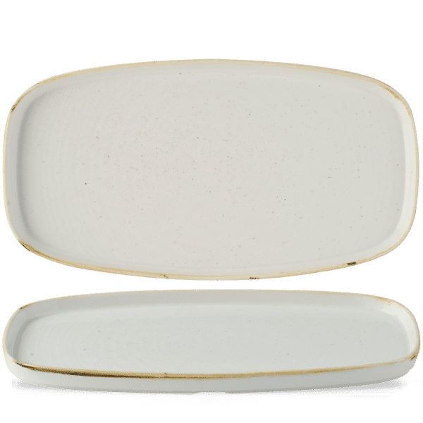 WALLED OBLONG PLATTER 35 X 18.5CM