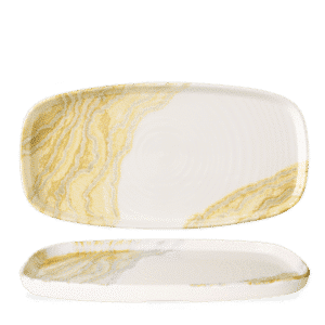 LÄNGLICHE SERVIERPLATTE 30 X 15.4CM
