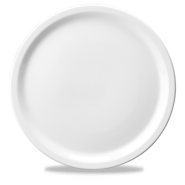 RIMMED PIZZA TELLER 34CM