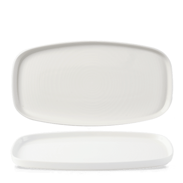 WALLED OBLONG PLATTER 30 X 15.4CM
