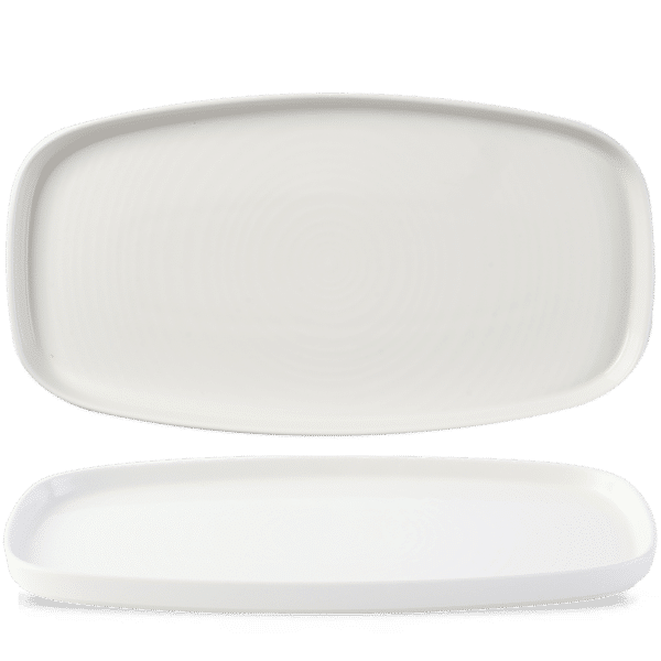 WALLED OBLONG PLATTER 35 X 18.5CM