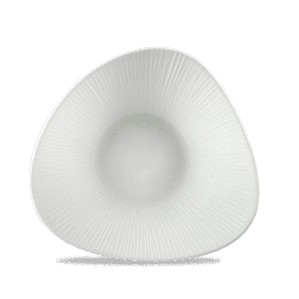 DREIECKIGE FLACHE SCHALE 21 X 21CM