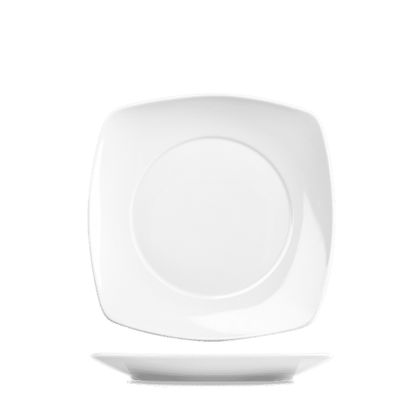 SQUARE PLATE 17.5CM