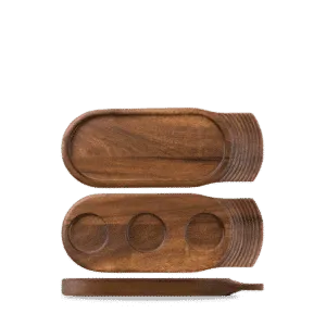 HANDLED TRAY 35.5 X 14CM