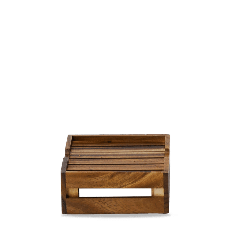 Churchill Buffetscape Acacia Stacking Crate Riser 25.8cm