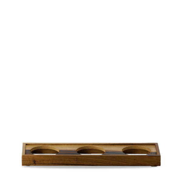 3-SCHALEN PRÄSENTATIONSBRETT 44.5 X 13 X 3.9CM