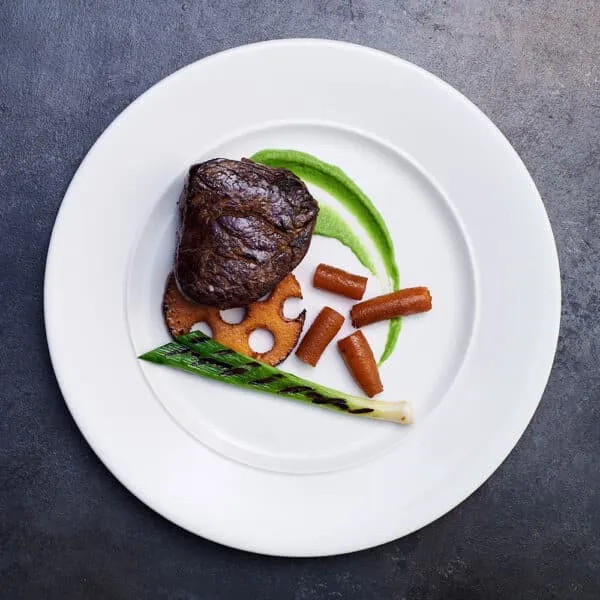 RIMMED PLATE 31.7CM