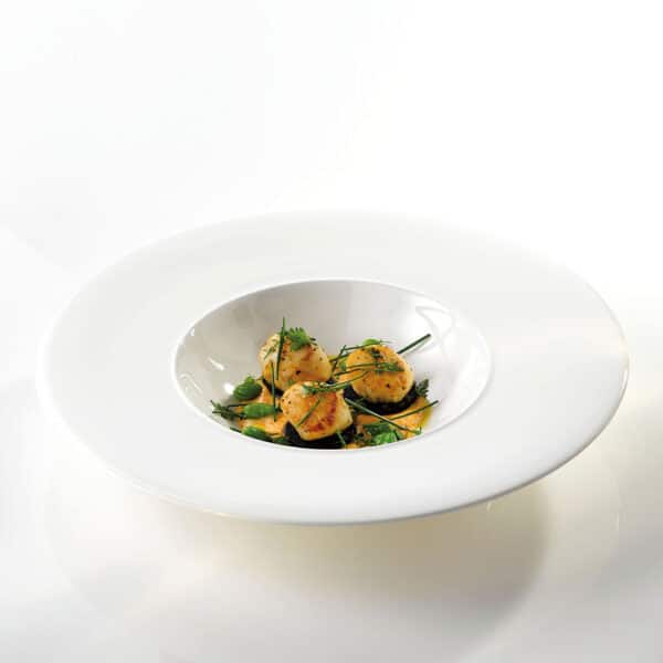 SCHALE MIT MEDIUM FAHNE 31.7CM