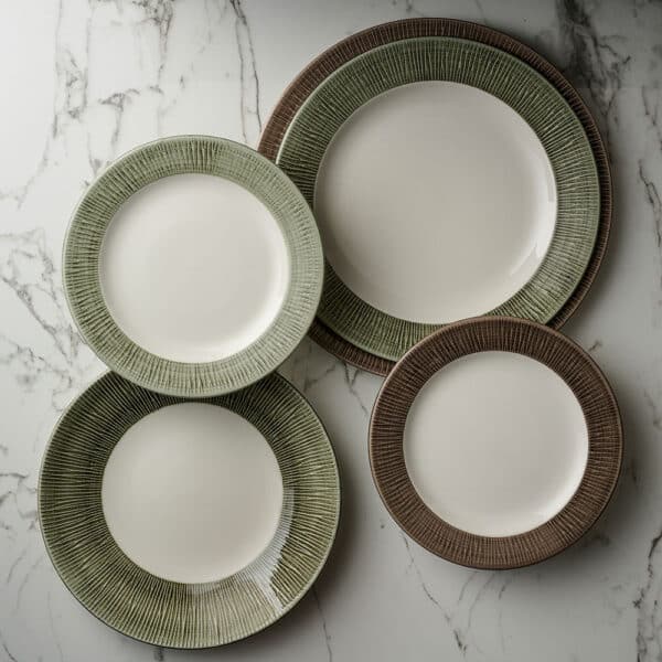 FOOTED RIMMED PLATE 27.6CM