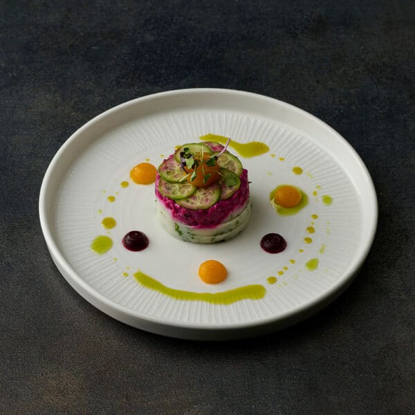 WALLED PLATE 21CM