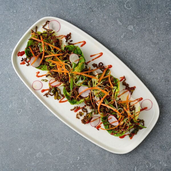 WALLED OBLONG PLATTER 35 X 18.5CM