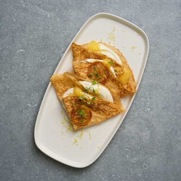 WALLED OBLONG PLATTER 30 X 15.4CM
