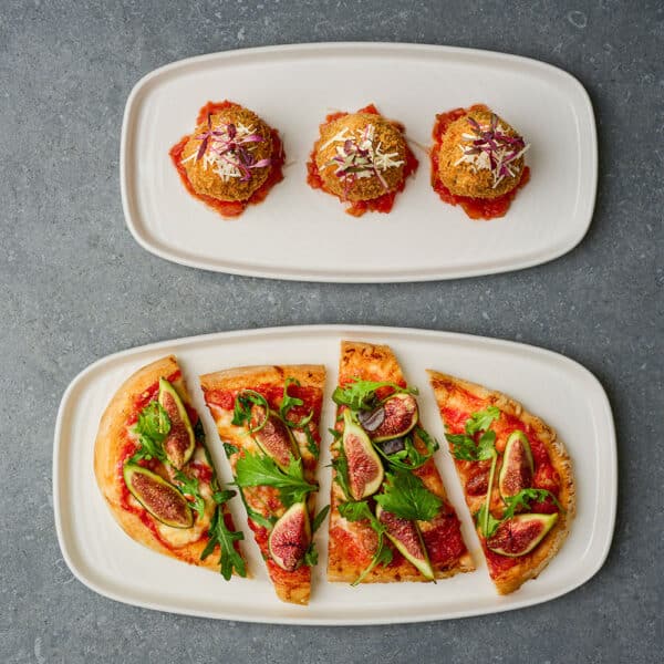 WALLED OBLONG PLATTER 30 X 15.4CM